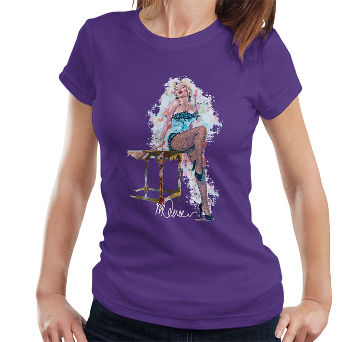 Sidney Maurer Original Portrait Of Marilyn Monroe Stockings Women's T-Shirt