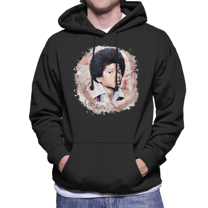 Sidney Maurer Original Portrait Of Michael Jackson Young Men's Hooded Sweatshirt