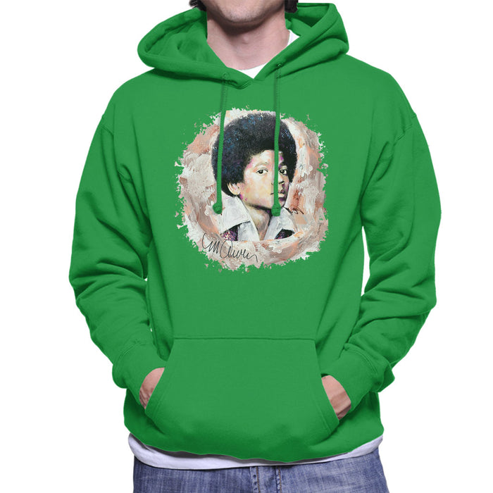 Sidney Maurer Original Portrait Of Michael Jackson Young Men's Hooded Sweatshirt