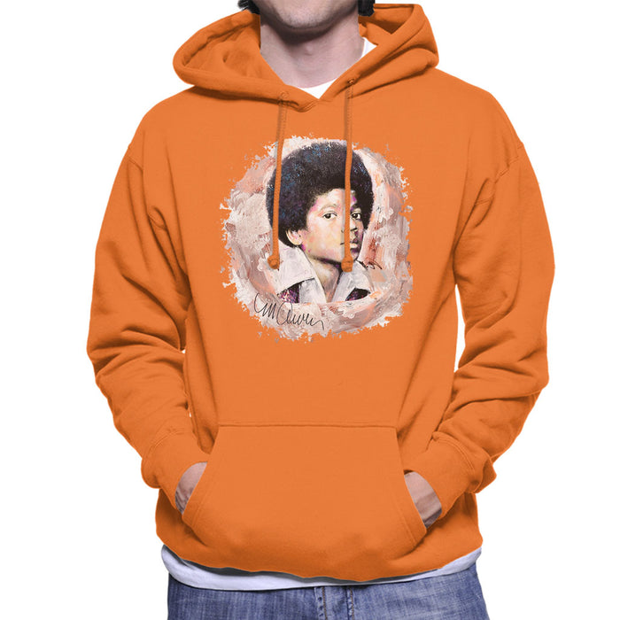 Sidney Maurer Original Portrait Of Michael Jackson Young Men's Hooded Sweatshirt