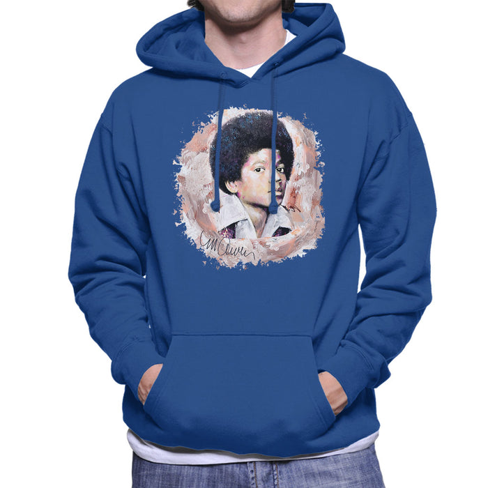Sidney Maurer Original Portrait Of Michael Jackson Young Men's Hooded Sweatshirt