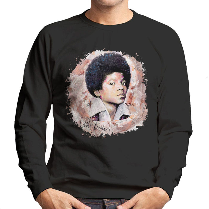 Sidney Maurer Original Portrait Of Michael Jackson Young Men's Sweatshirt