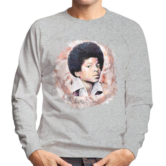 Sidney Maurer Original Portrait Of Michael Jackson Young Men's Sweatshirt