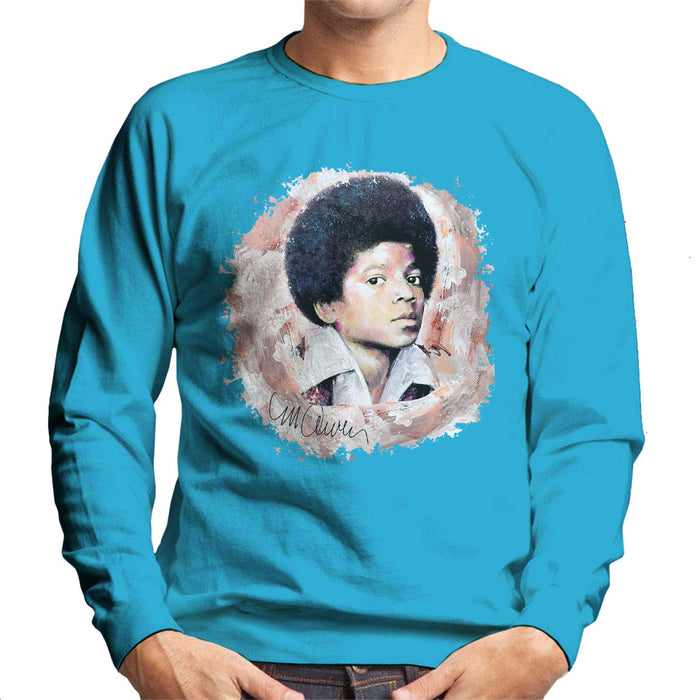 Sidney Maurer Original Portrait Of Michael Jackson Young Men's Sweatshirt