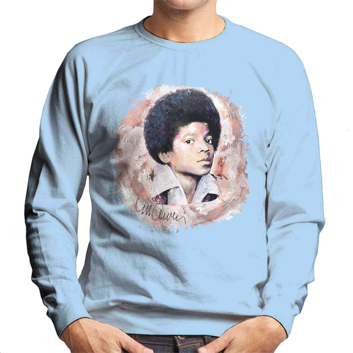 Sidney Maurer Original Portrait Of Michael Jackson Young Men's Sweatshirt
