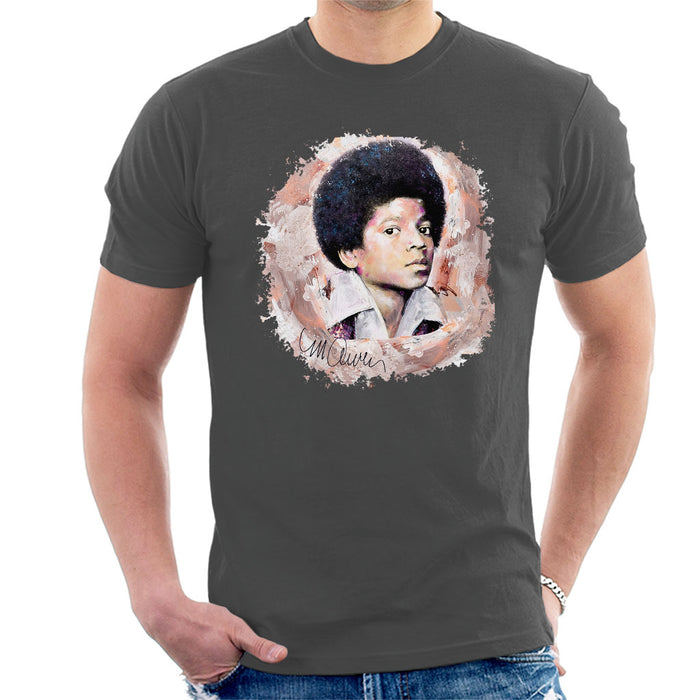 Sidney Maurer Original Portrait Of Michael Jackson Young Men's T-Shirt