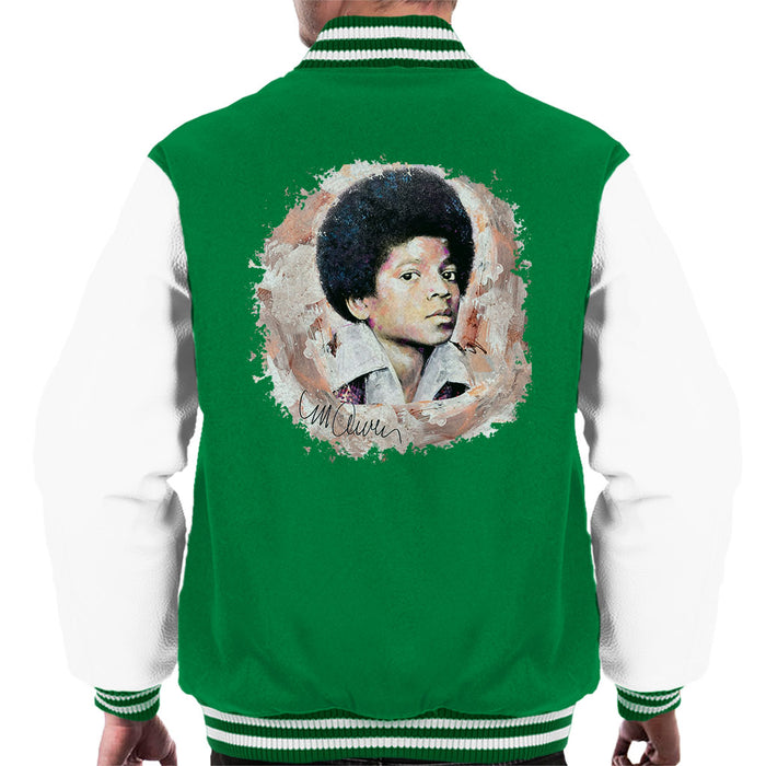 Sidney Maurer Original Portrait Of Michael Jackson Young Men's Varsity Jacket