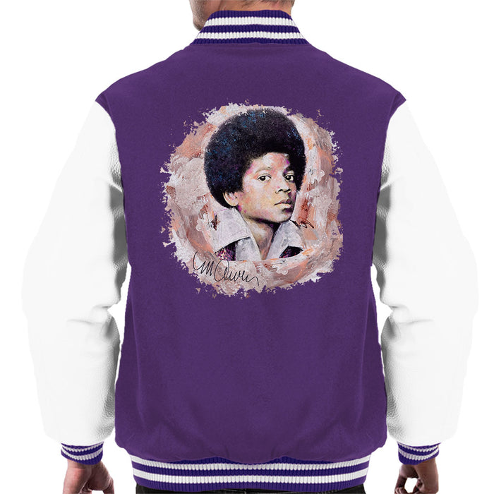 Sidney Maurer Original Portrait Of Michael Jackson Young Men's Varsity Jacket