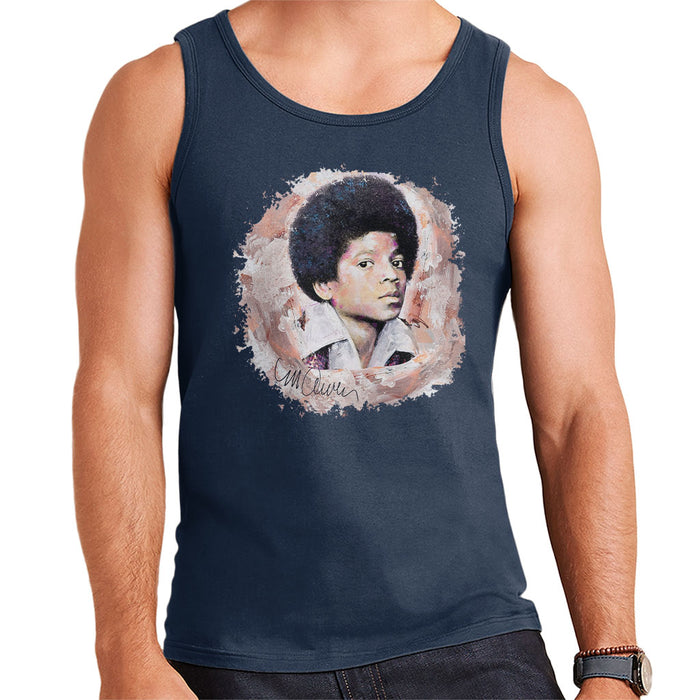 Sidney Maurer Original Portrait Of Michael Jackson Young Men's Vest