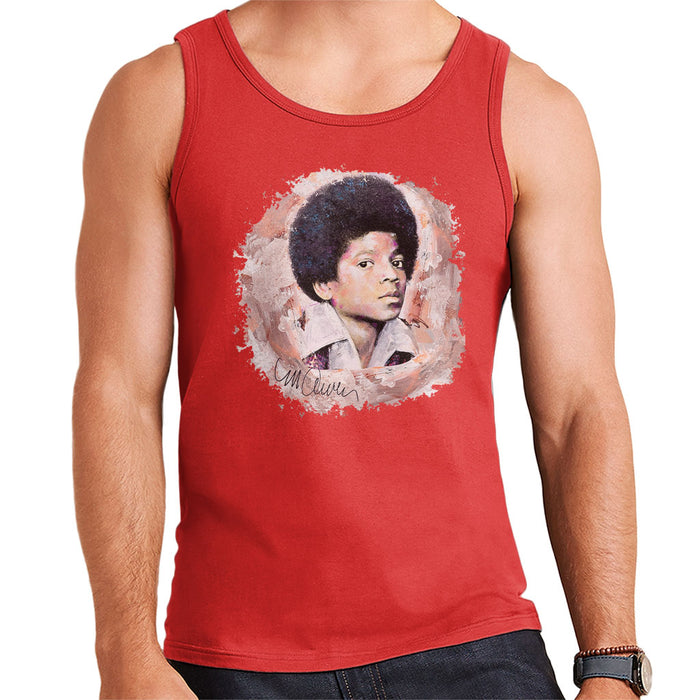 Sidney Maurer Original Portrait Of Michael Jackson Young Men's Vest