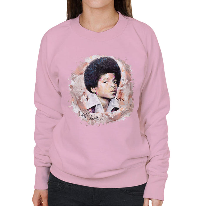 Sidney Maurer Original Portrait Of Michael Jackson Young Women's Sweatshirt