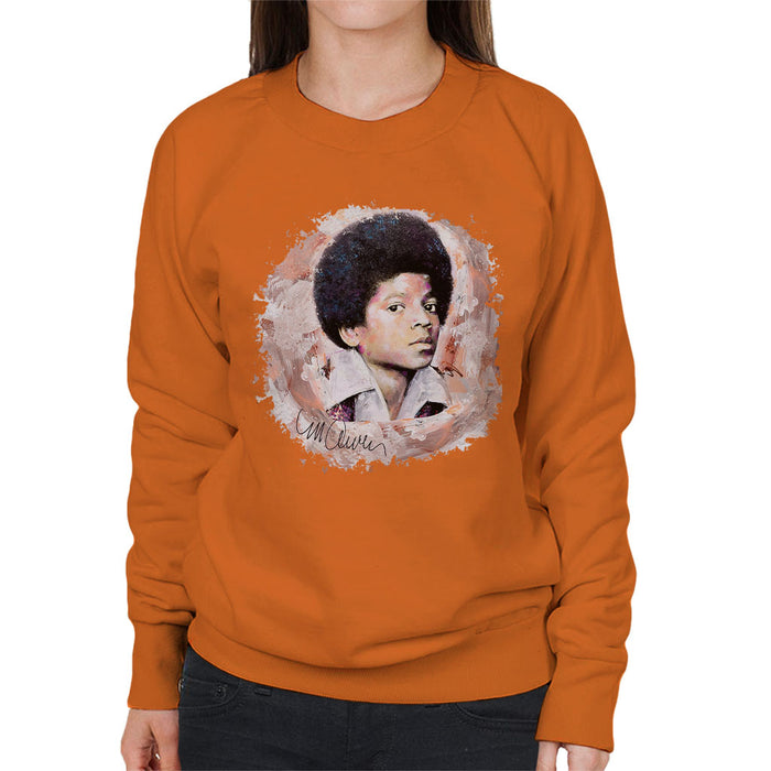 Sidney Maurer Original Portrait Of Michael Jackson Young Women's Sweatshirt