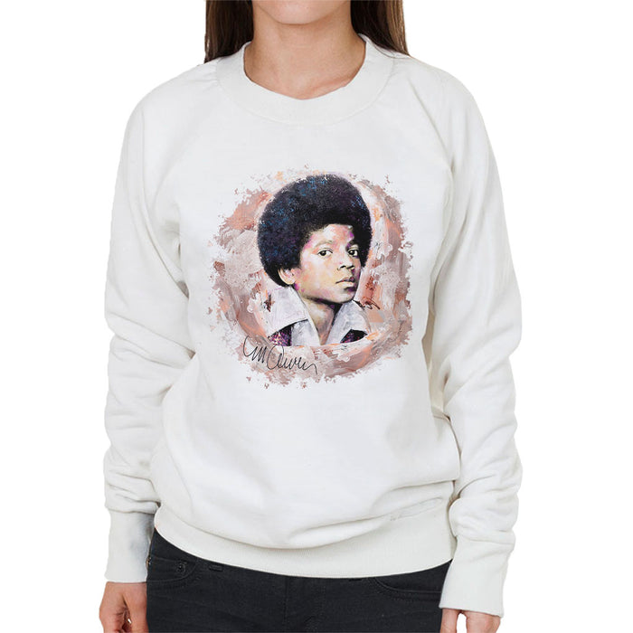 Sidney Maurer Original Portrait Of Michael Jackson Young Women's Sweatshirt