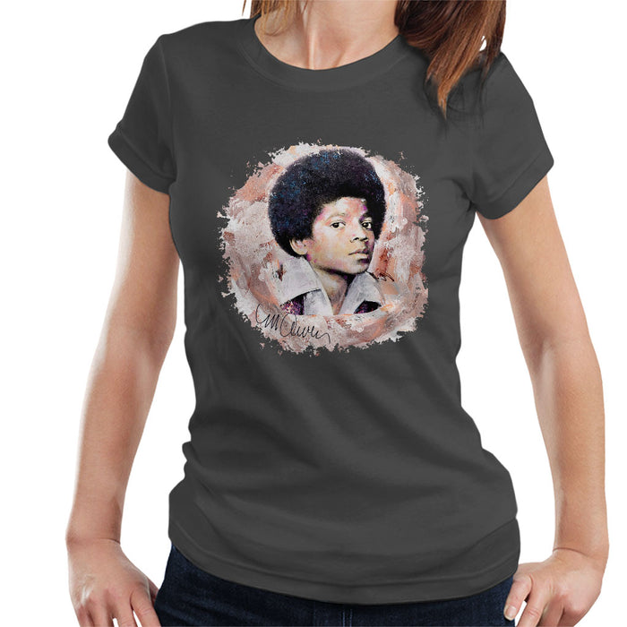 Sidney Maurer Original Portrait Of Michael Jackson Young Women's T-Shirt