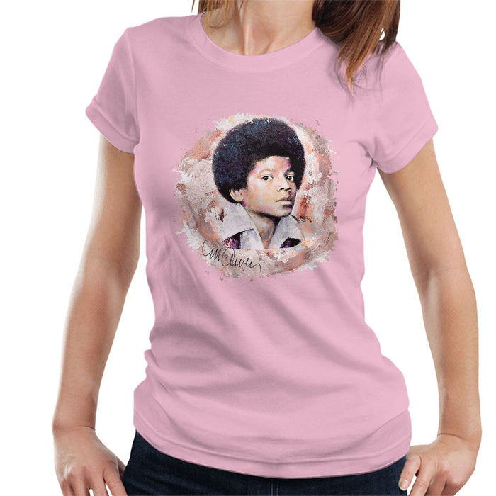 Sidney Maurer Original Portrait Of Michael Jackson Young Women's T-Shirt