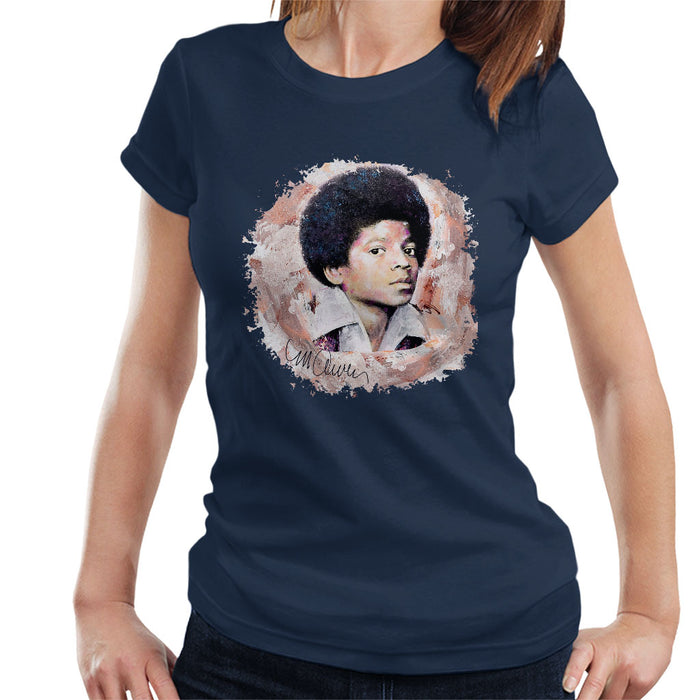 Sidney Maurer Original Portrait Of Michael Jackson Young Women's T-Shirt