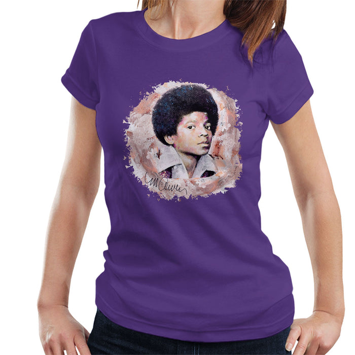 Sidney Maurer Original Portrait Of Michael Jackson Young Women's T-Shirt