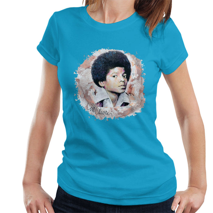 Sidney Maurer Original Portrait Of Michael Jackson Young Women's T-Shirt