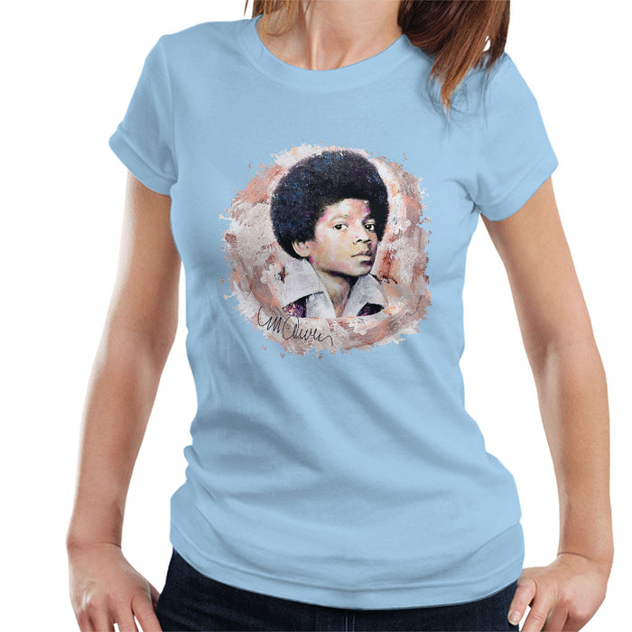 Sidney Maurer Original Portrait Of Michael Jackson Young Women's T-Shirt