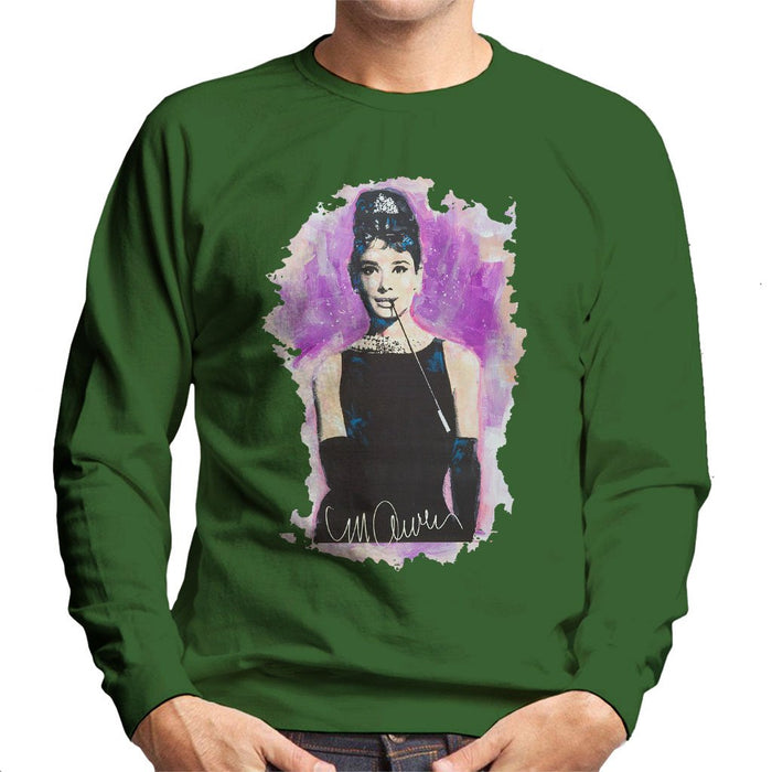Sidney Maurer Original Portrait Of Audrey Hepburn Mens Sweatshirt - Mens Sweatshirt