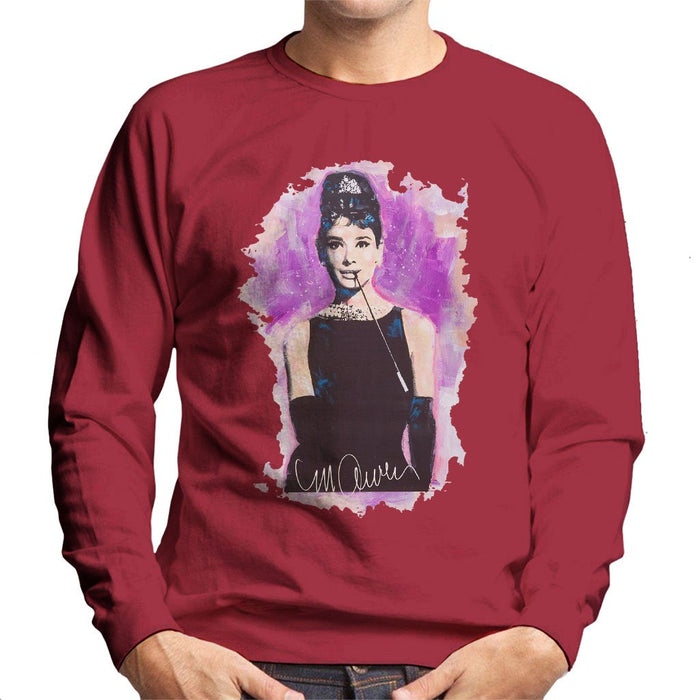 Sidney Maurer Original Portrait Of Audrey Hepburn Mens Sweatshirt - Mens Sweatshirt