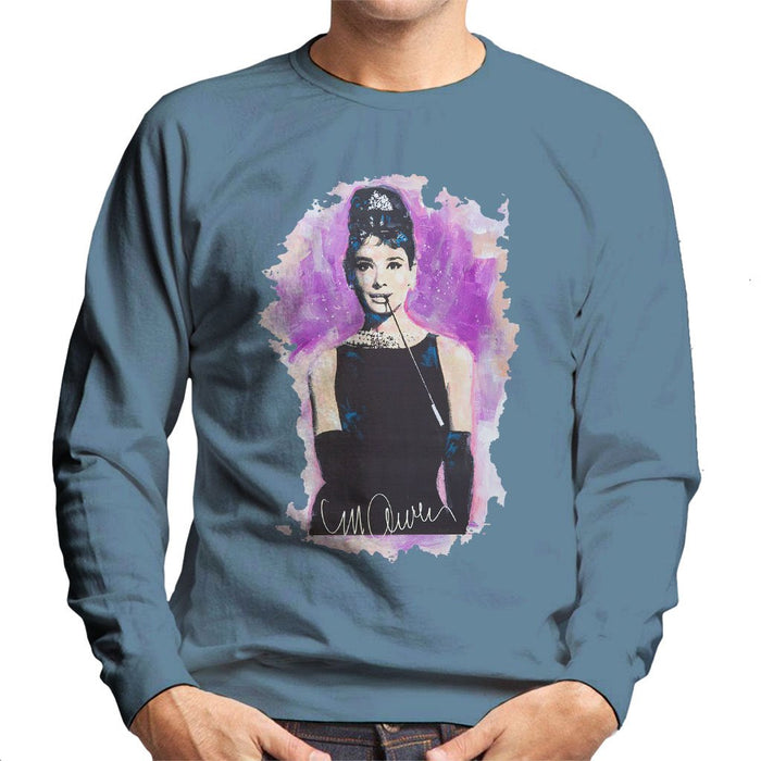 Sidney Maurer Original Portrait Of Audrey Hepburn Mens Sweatshirt - Mens Sweatshirt