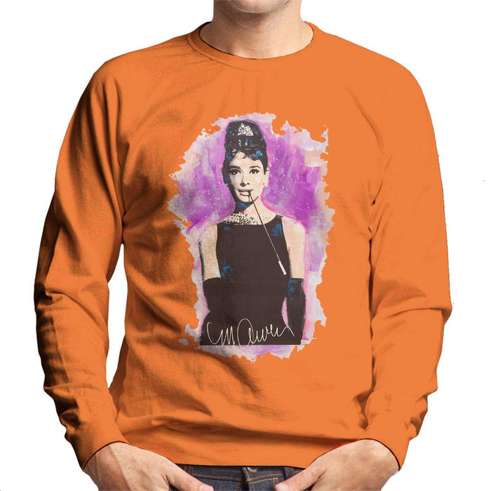 Sidney Maurer Original Portrait Of Audrey Hepburn Mens Sweatshirt - Mens Sweatshirt