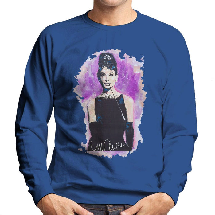 Sidney Maurer Original Portrait Of Audrey Hepburn Mens Sweatshirt - Mens Sweatshirt