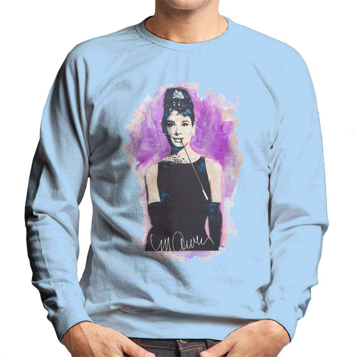 Sidney Maurer Original Portrait Of Audrey Hepburn Mens Sweatshirt - Mens Sweatshirt
