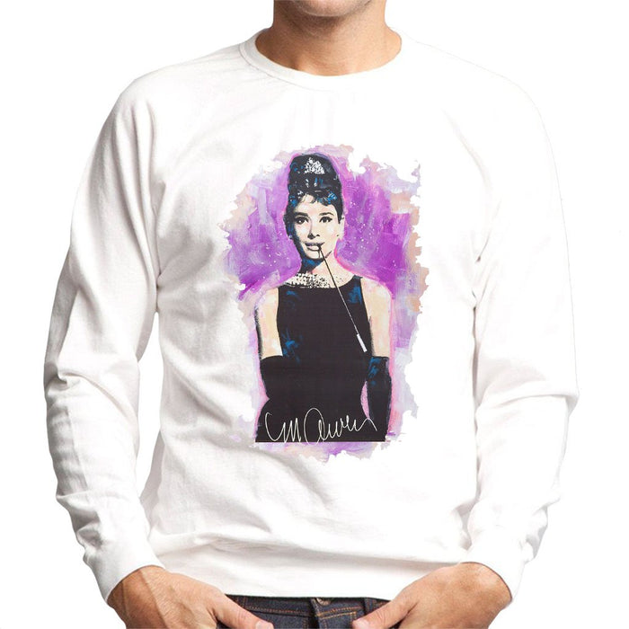 Sidney Maurer Original Portrait Of Audrey Hepburn Mens Sweatshirt - Mens Sweatshirt
