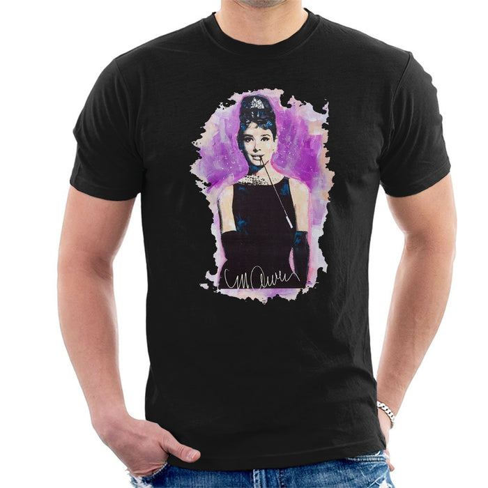 Sidney Maurer Original Portrait Of Audrey Hepburn Mens T-Shirt - Mens T-Shirt