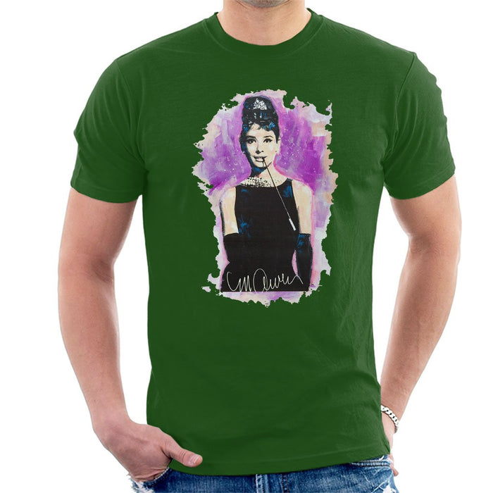 Sidney Maurer Original Portrait Of Audrey Hepburn Mens T-Shirt - Mens T-Shirt
