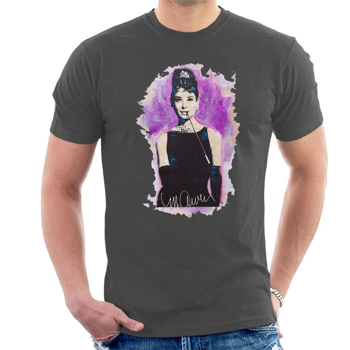 Sidney Maurer Original Portrait Of Audrey Hepburn Mens T-Shirt - Mens T-Shirt