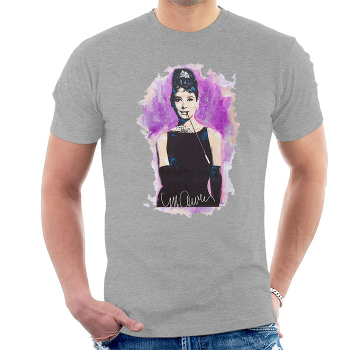 Sidney Maurer Original Portrait Of Audrey Hepburn Mens T-Shirt - Mens T-Shirt