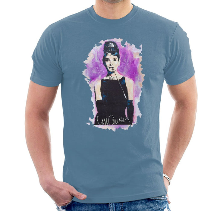 Sidney Maurer Original Portrait Of Audrey Hepburn Mens T-Shirt - Mens T-Shirt