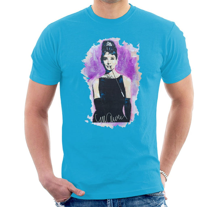 Sidney Maurer Original Portrait Of Audrey Hepburn Mens T-Shirt - Mens T-Shirt