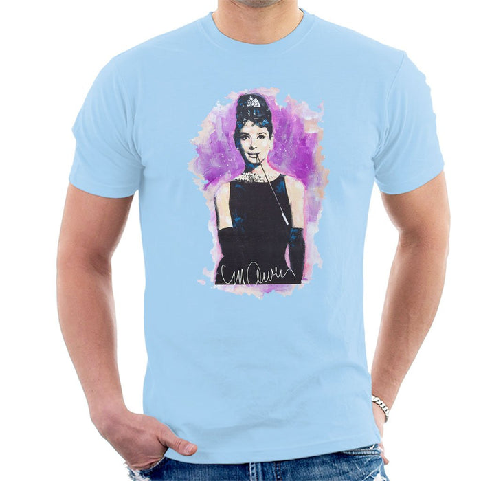 Sidney Maurer Original Portrait Of Audrey Hepburn Mens T-Shirt - Mens T-Shirt