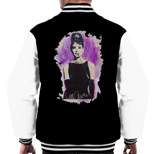 Sidney Maurer Original Portrait Of Audrey Hepburn Mens Varsity Jacket - Mens Varsity Jacket
