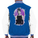 Sidney Maurer Original Portrait Of Audrey Hepburn Mens Varsity Jacket - Small / Royal/White - Mens Varsity Jacket