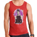 Sidney Maurer Original Portrait Of Audrey Hepburn Mens Vest - Small / Red - Mens Vest