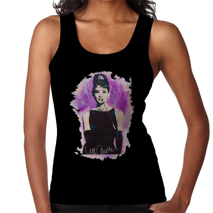 Sidney Maurer Original Portrait Of Audrey Hepburn Womens Vest - Womens Vest