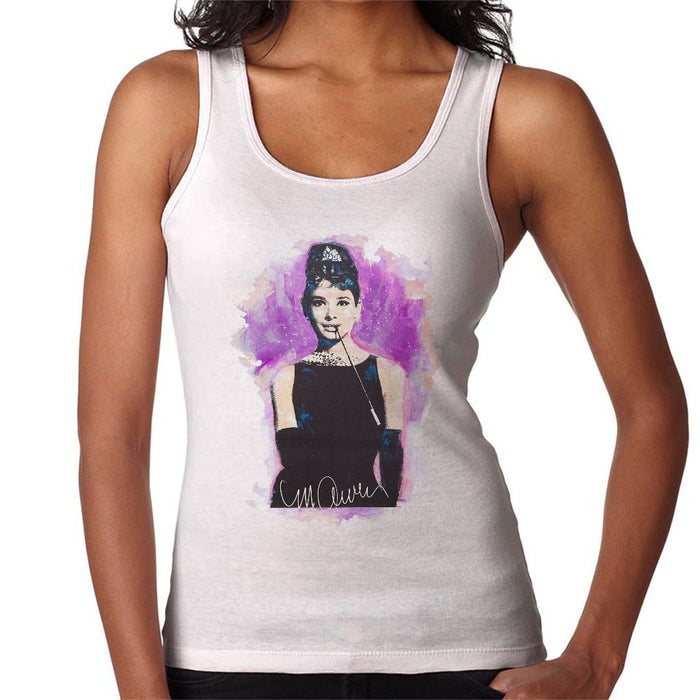 Sidney Maurer Original Portrait Of Audrey Hepburn Womens Vest - Womens Vest