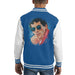 Sidney Maurer Original Portrait Of Ayrton Senna Kids Varsity Jacket - X-Small (3-4 yrs) / Royal/White - Kids Boys Varsity Jacket
