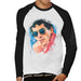 Sidney Maurer Original Portrait Of Ayrton Senna Mens Baseball Long Sleeved T-Shirt - Mens Baseball Long Sleeved T-Shirt
