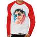 Sidney Maurer Original Portrait Of Ayrton Senna Mens Baseball Long Sleeved T-Shirt - Mens Baseball Long Sleeved T-Shirt