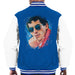 Sidney Maurer Original Portrait Of Ayrton Senna Mens Varsity Jacket - Small / Royal/White - Mens Varsity Jacket