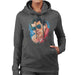 Sidney Maurer Original Portrait Of Ayrton Senna Womens Hooded Sweatshirt - Womens Hooded Sweatshirt