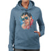 Sidney Maurer Original Portrait Of Ayrton Senna Womens Hooded Sweatshirt - Womens Hooded Sweatshirt