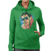Sidney Maurer Original Portrait Of Ayrton Senna Womens Hooded Sweatshirt - Womens Hooded Sweatshirt