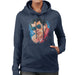 Sidney Maurer Original Portrait Of Ayrton Senna Womens Hooded Sweatshirt - Womens Hooded Sweatshirt